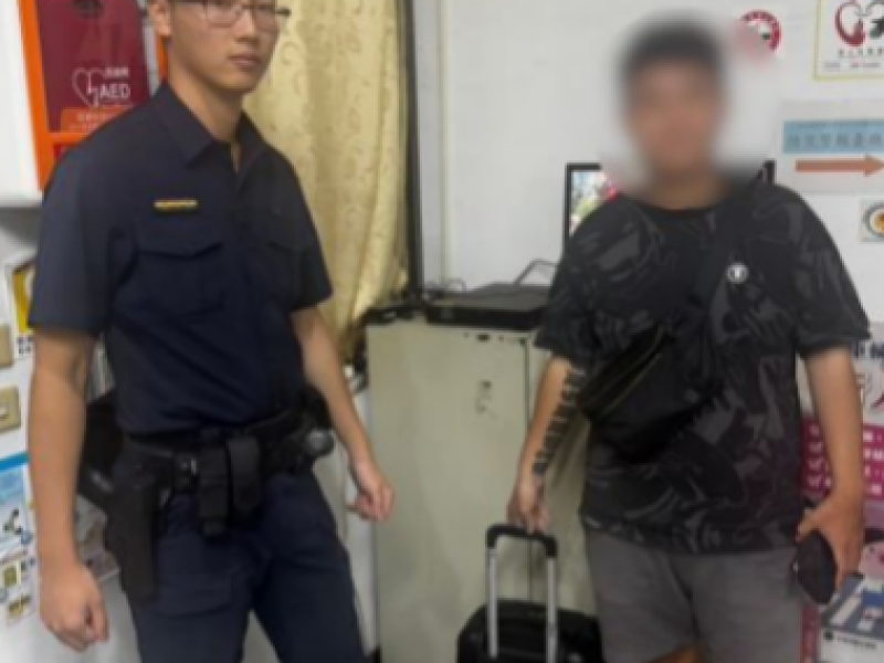 重要證件全在遺失行李裡！馬蘭警火速尋回